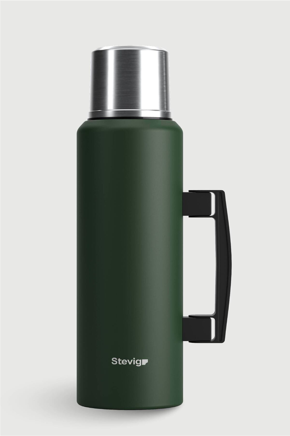 Stevig 4 Camp Klasik Vakumlu Kulplu Çelik Termos 1.5 Lt. Green St-206 - Fiyatı, Yorumları